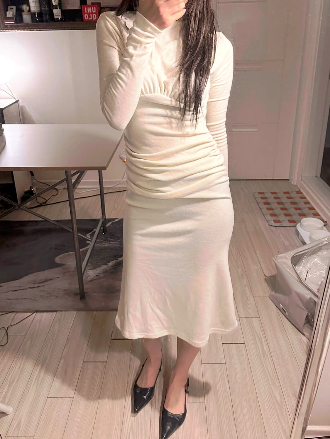 빈티지 셔링 원피스 상품이미지4