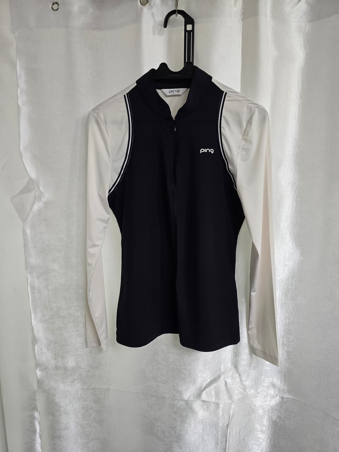 PING 핑 블랙/화이트 여성 골프 티셔츠 (1927) 상품이미지1