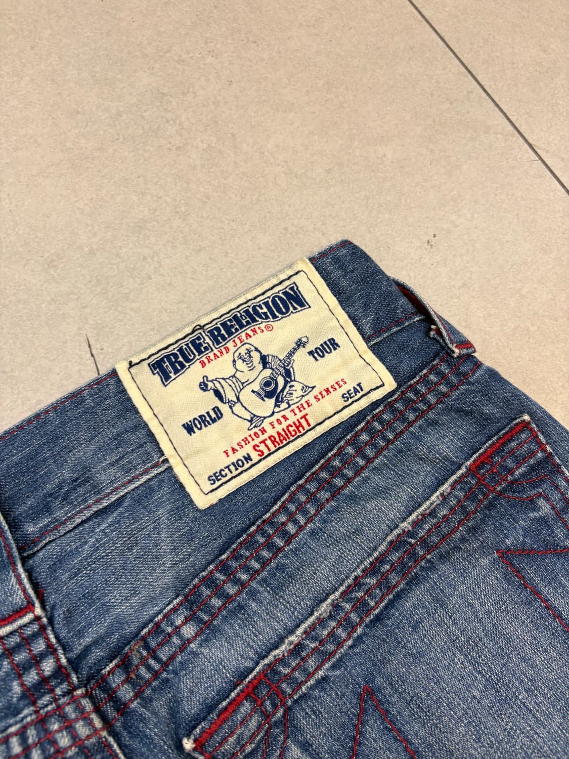 트루릴리전 월드투어 스트레이트 데님 상품이미지4