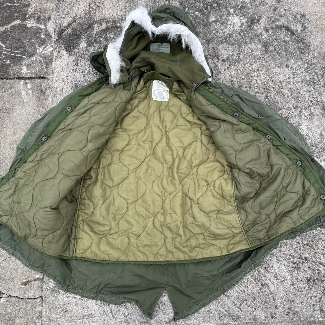 [M~L] 밀리터리 M-65 피쉬테일 개파카 상품이미지3