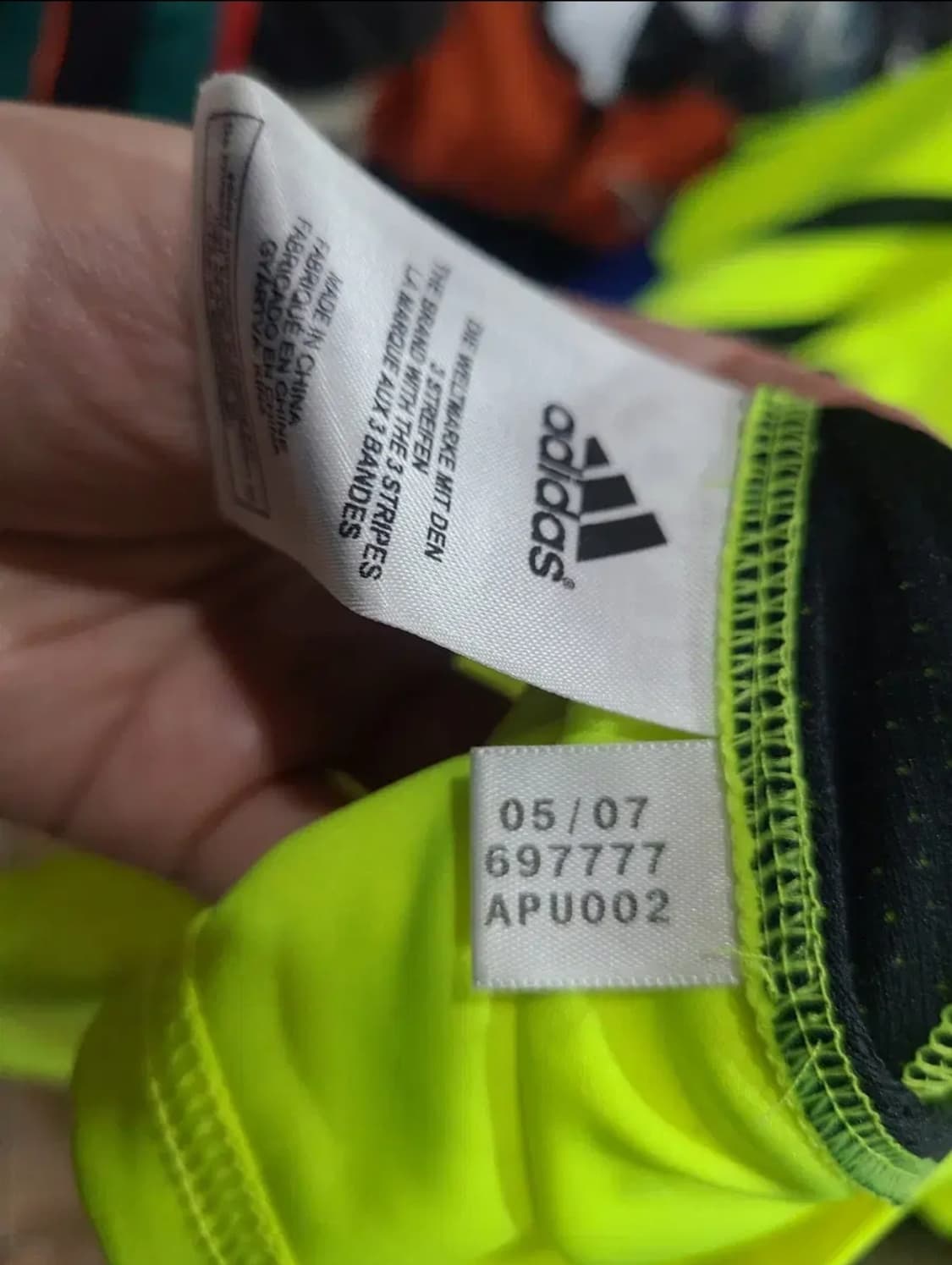 아디다스 07 08 첼시 어웨이 올드레플 축구져지 상품이미지5