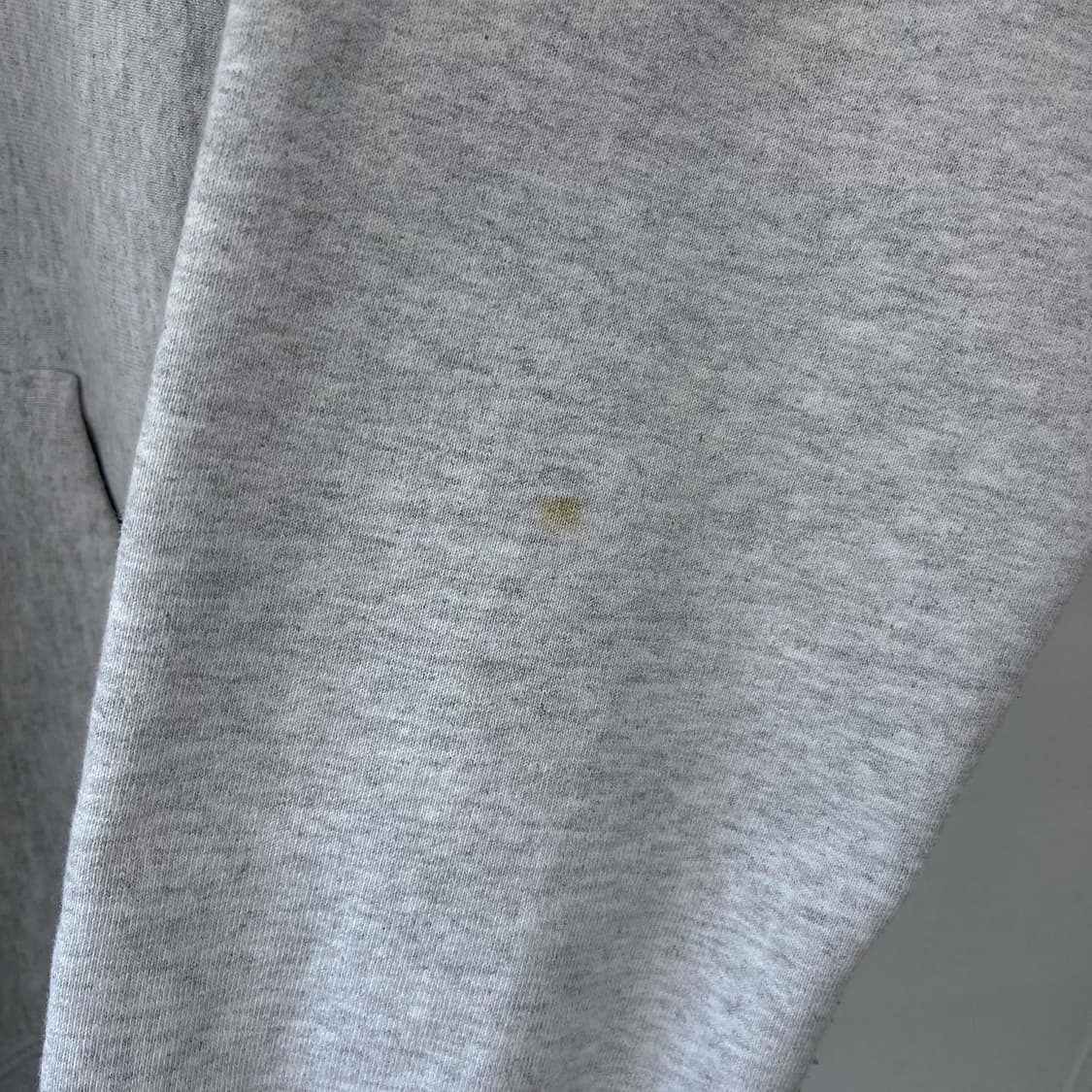 슈프림 센터 로고 스펠아웃 라이트그레이 헤비스웻 후듵 상품이미지5