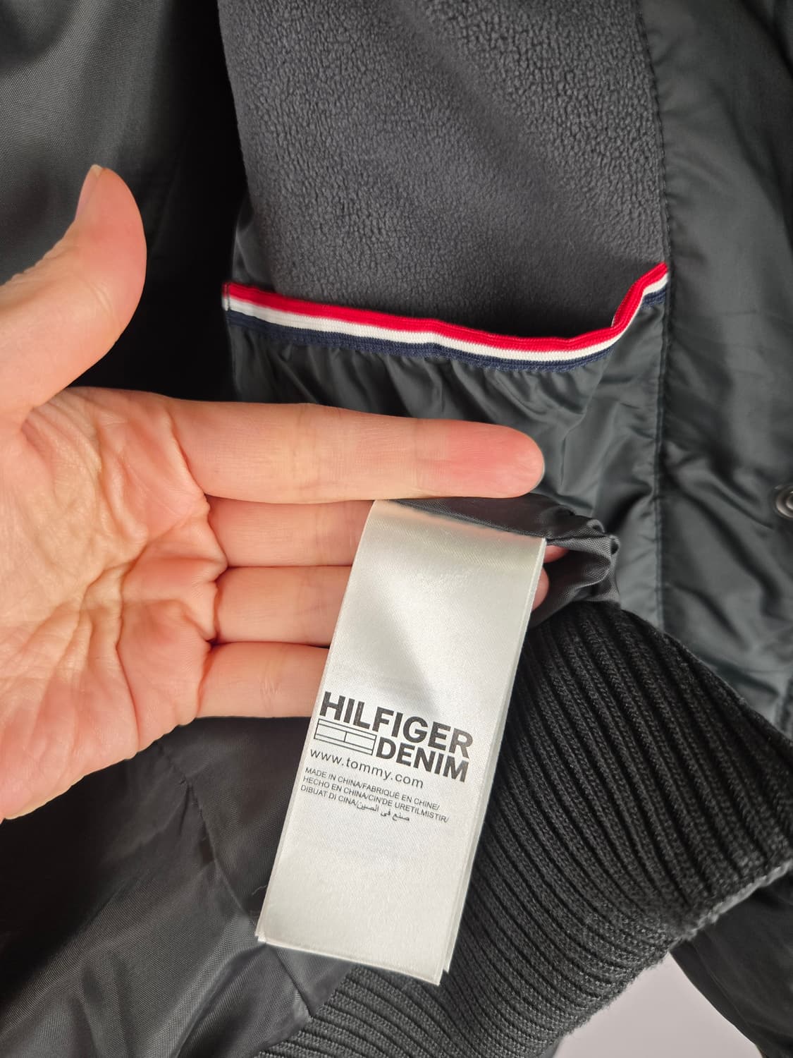 [무료배송]타미힐피거데님 S 여성 퀼팅 패딩 자켓 블랙 상품이미지9