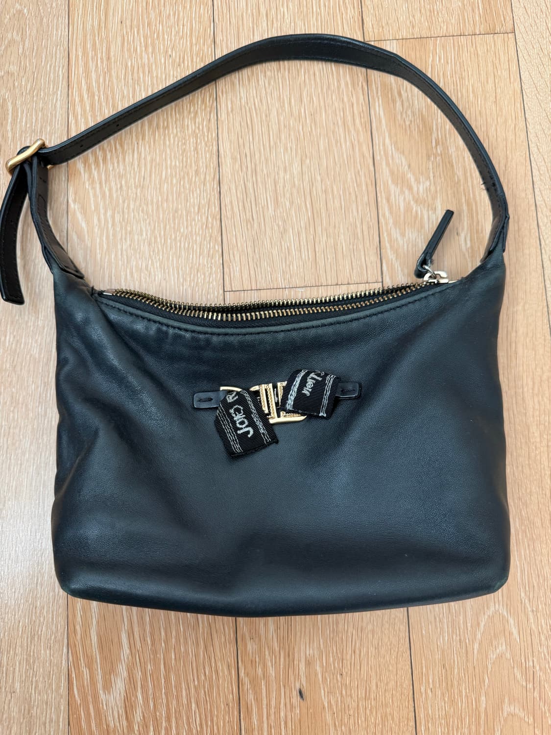 랑방 블랙 양가죽 숄더백 상품이미지1