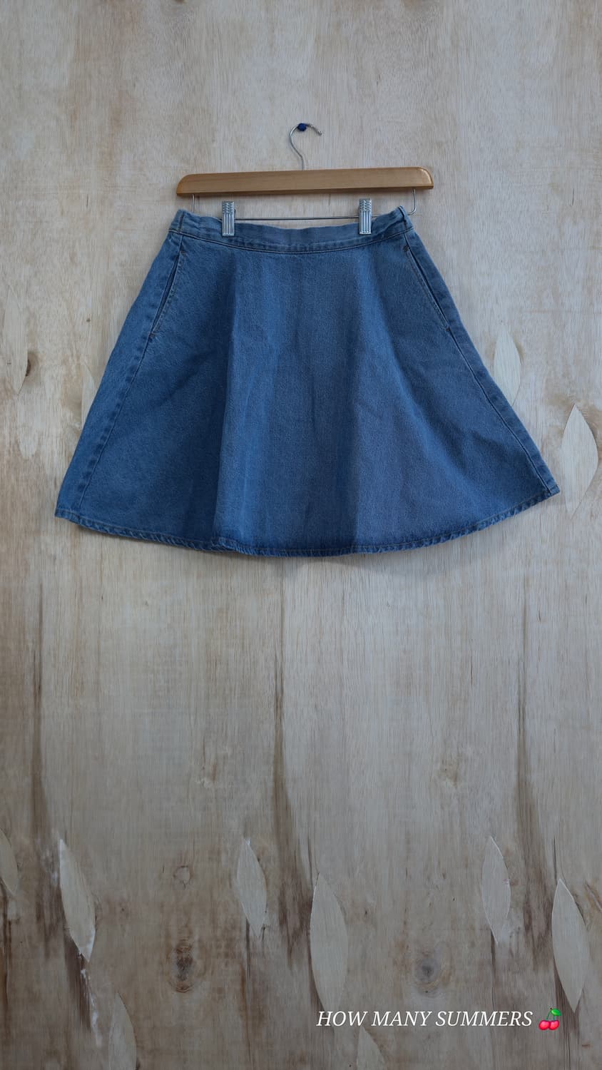 BROWNY 연청 밴딩 미니 스커트 플레어 데님  상품이미지1