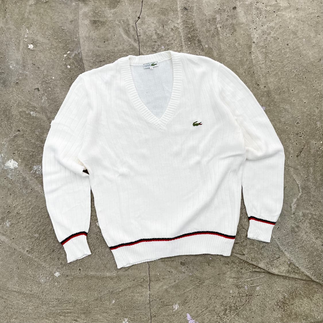 90's 라코스테 아크릴 스웨터 L-XL 상품이미지1