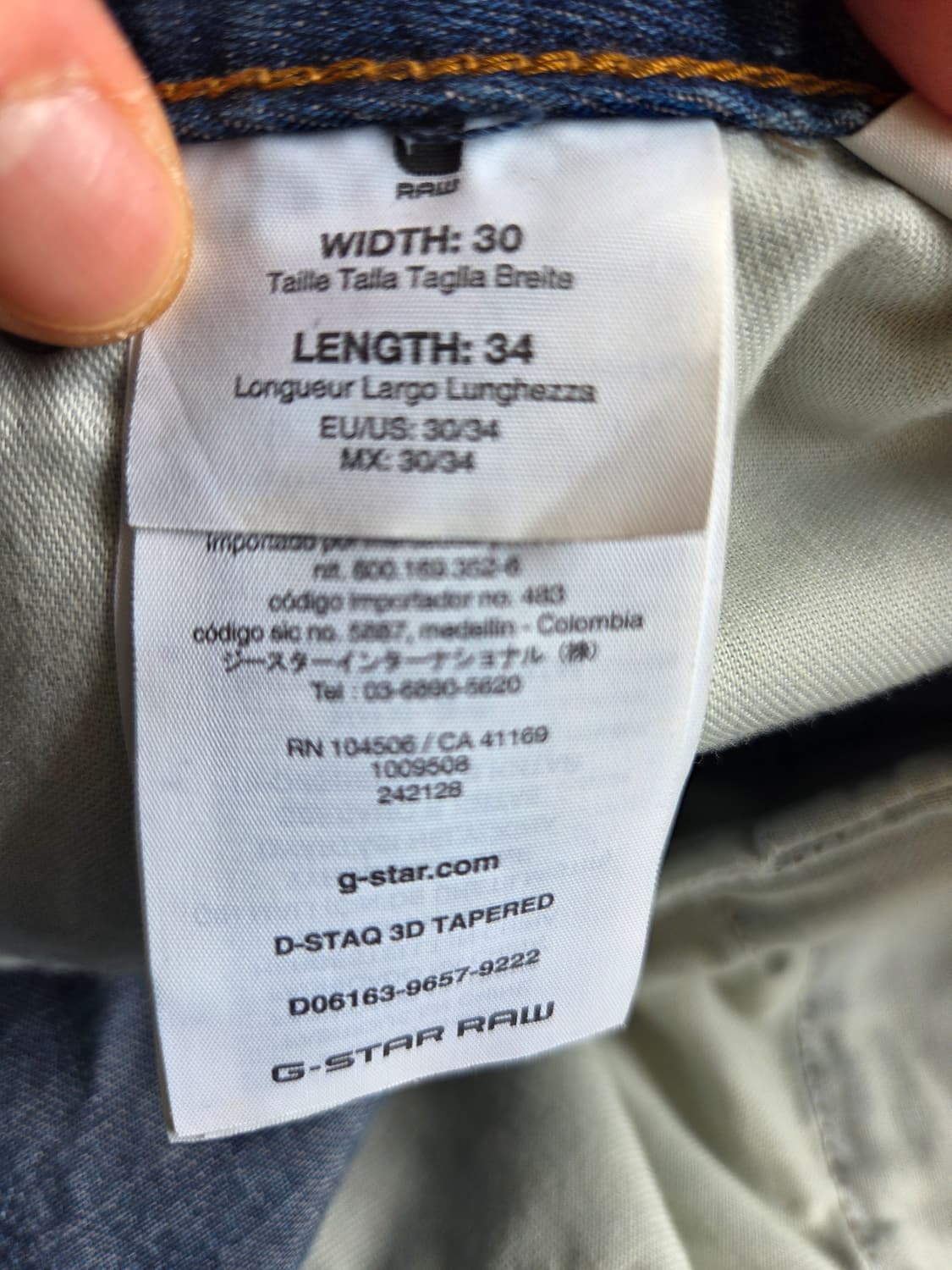 G-STAR RAW 데님 청바지(W30/L34) 상품이미지10