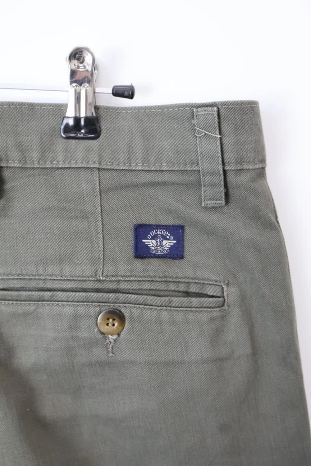 Dockers Classic Fit Olive Chino Pants 상품이미지7