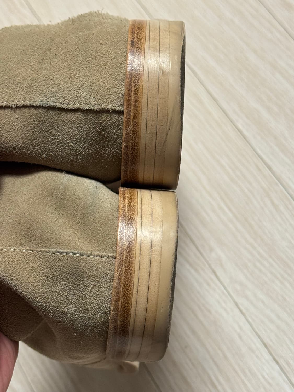 [42] 브라운야드 26ss 스웨이드 더비 슈즈 스톤 상품이미지6