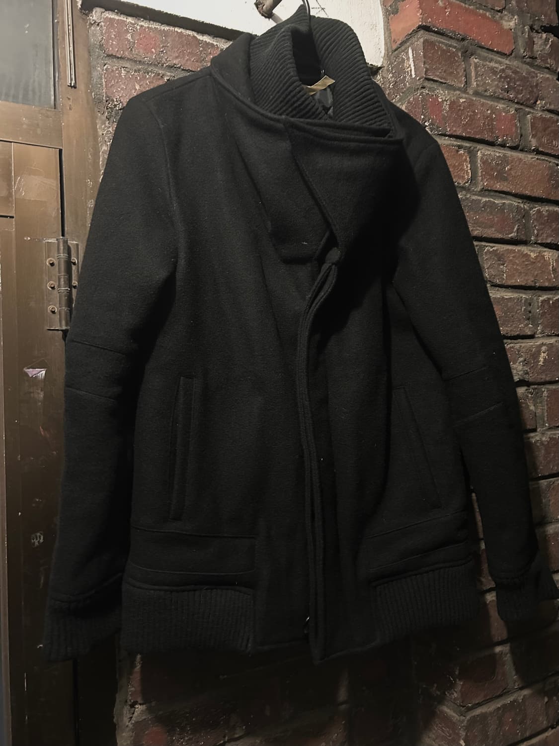 *rare design* 2000s jpn 드레이프 하이넥 자켓 상품이미지5