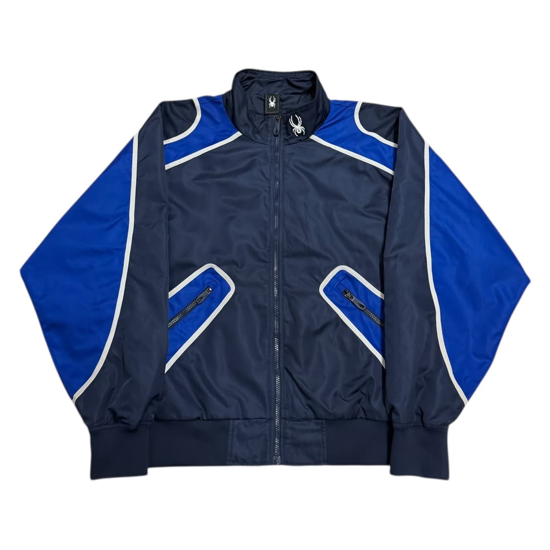 스파이더 남성 베이스볼 하이넥 집업 자켓 다크네이비 XL 105 상품이미지1