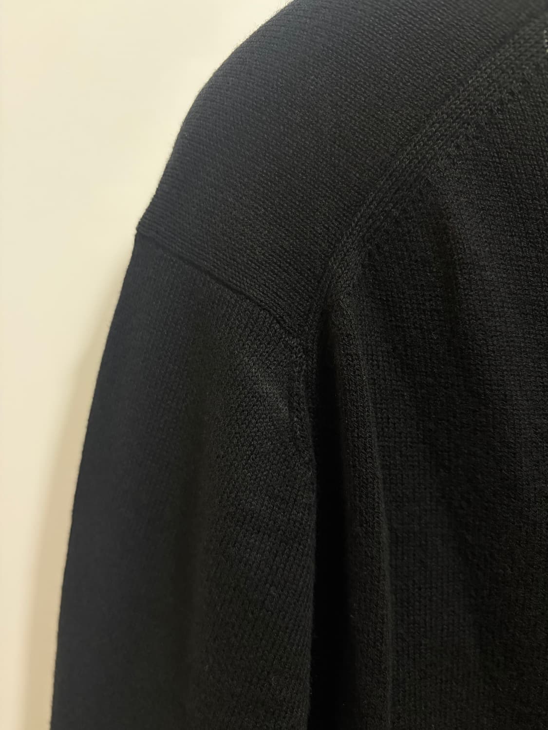 마르지엘라 엘보우패치 가디건 블랙 상품이미지7
