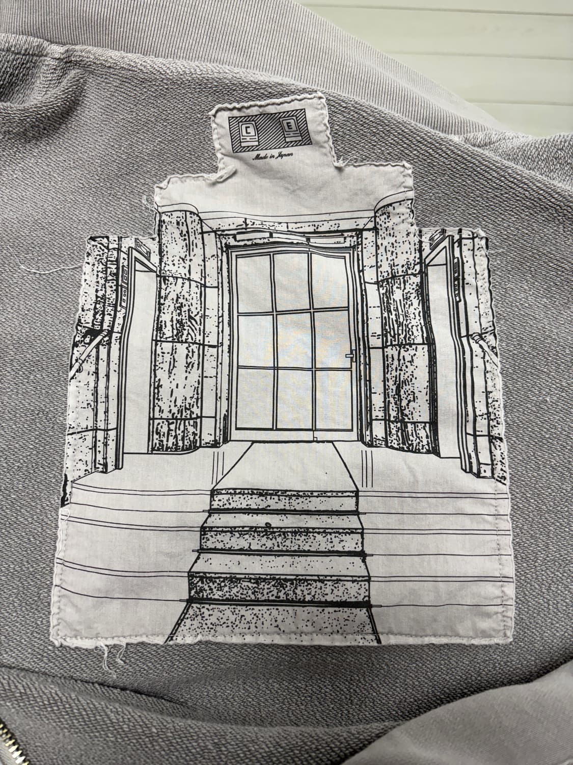 [XL] cavempt 카브엠트 오버다이 테이프 스웻 집업 상품이미지5