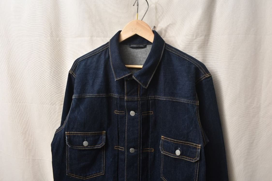 GU 2세대 G쟌 데님 트러커 청자켓 L M0080 상품이미지3
