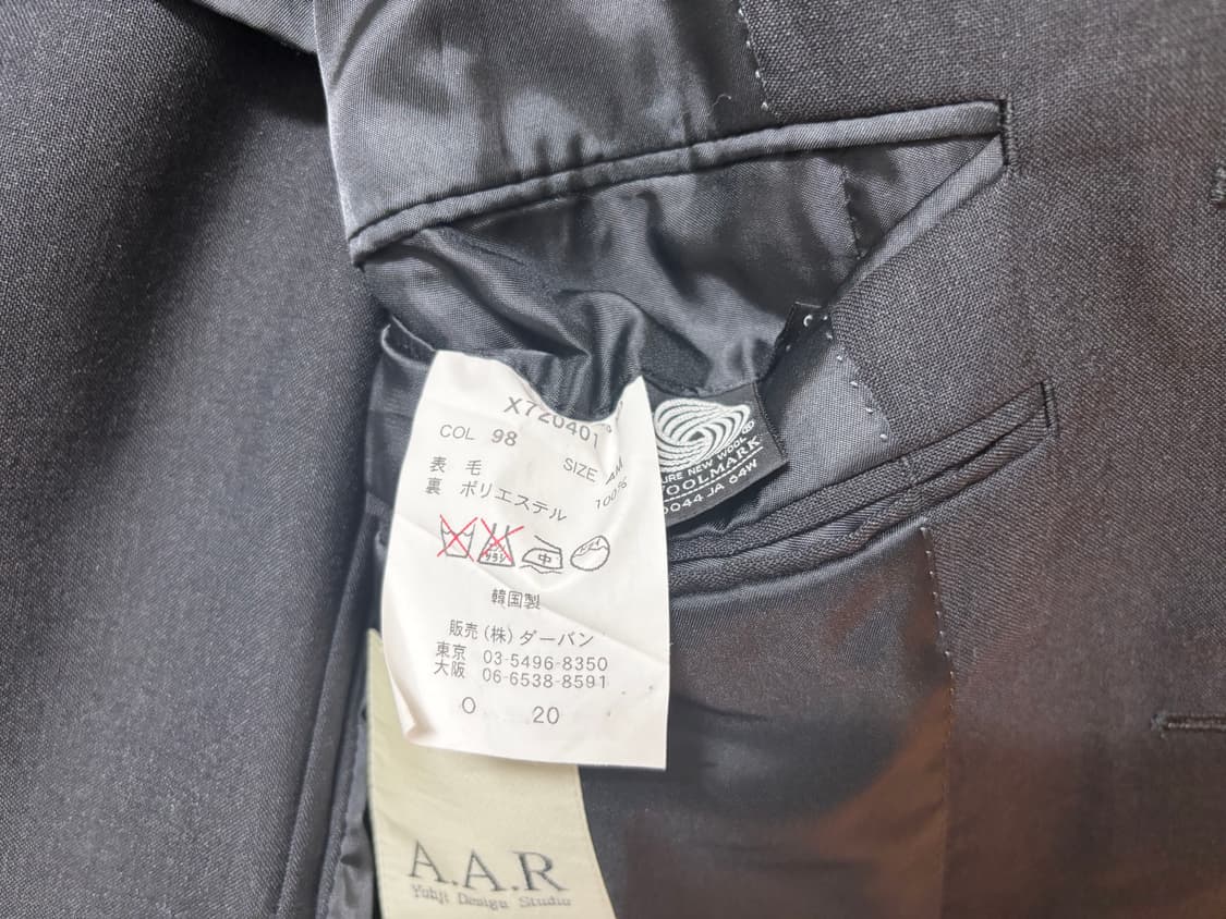 요지야마모토 A.A.R 울 블레이져 자켓 상품이미지5