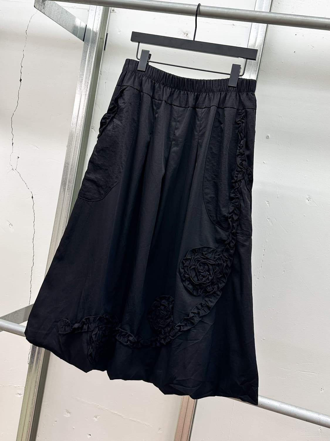 flower applique skirt 상품이미지3