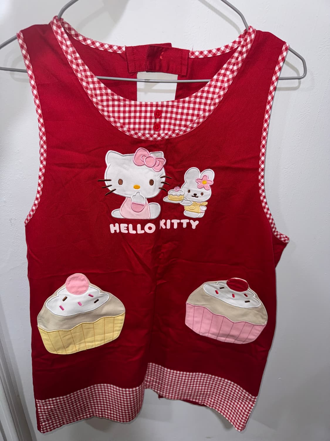 고전 헬로키티 머핀 앞치마 산리오가챠 인형마스코트키링스트랩쿠지팝업 상품이미지3