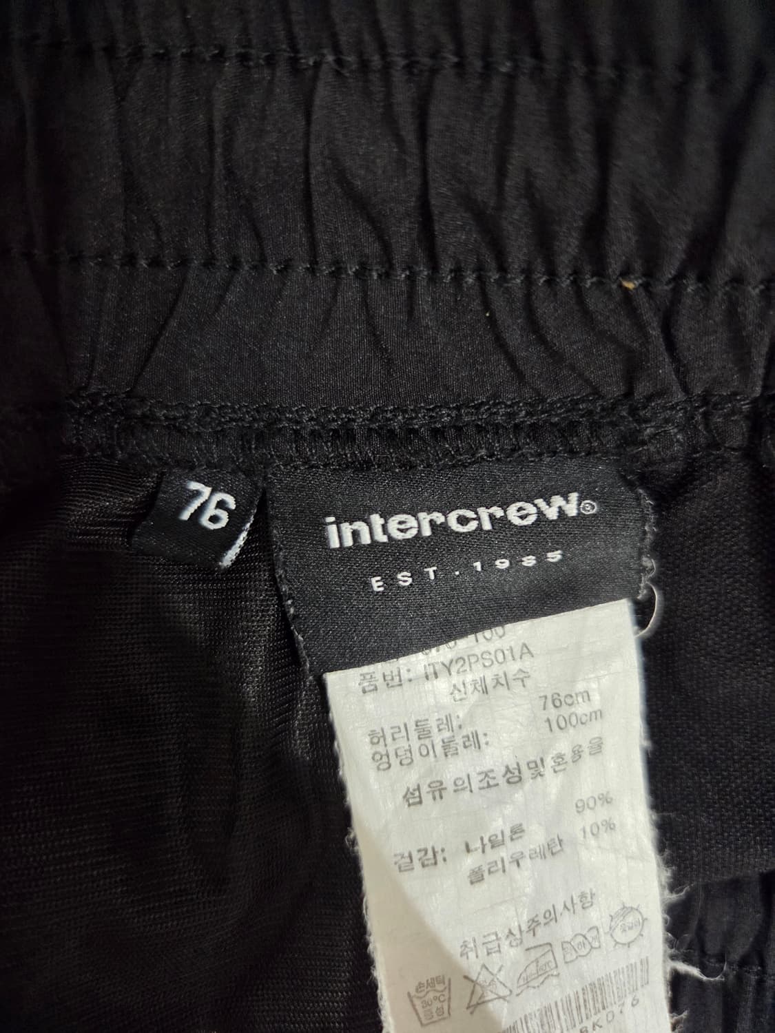 인터크루 블랙 카고 반바지 포켓 팬츠_76 상품이미지6