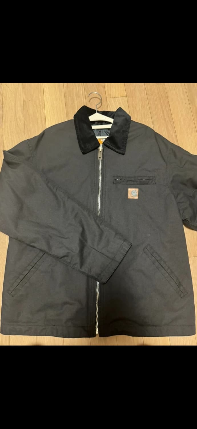 칼하트 WIP 디트로이트 자켓 블랙 M 상품이미지1