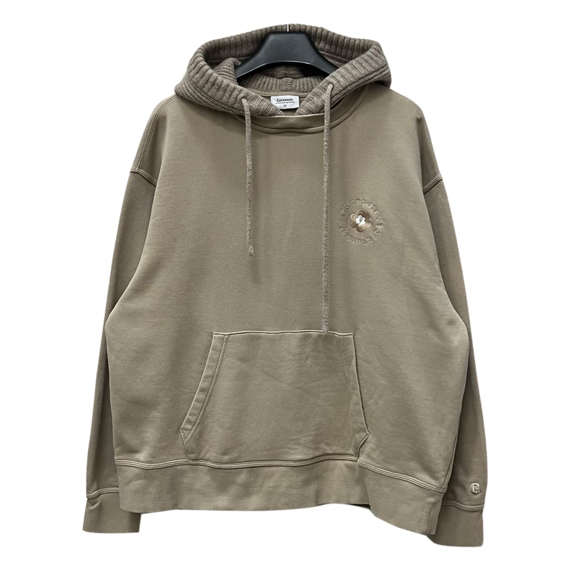 커버낫 오버핏 니트 후드 맨투맨 L 상품이미지1