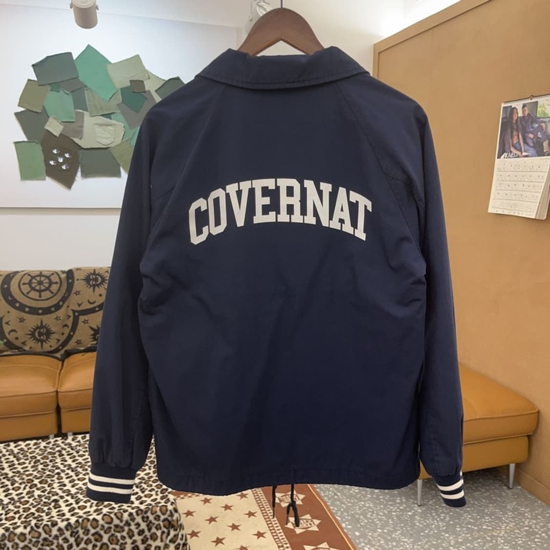 커버낫 올드스쿨 레트로 빈티지 바시티 자켓 M C09273 상품이미지4