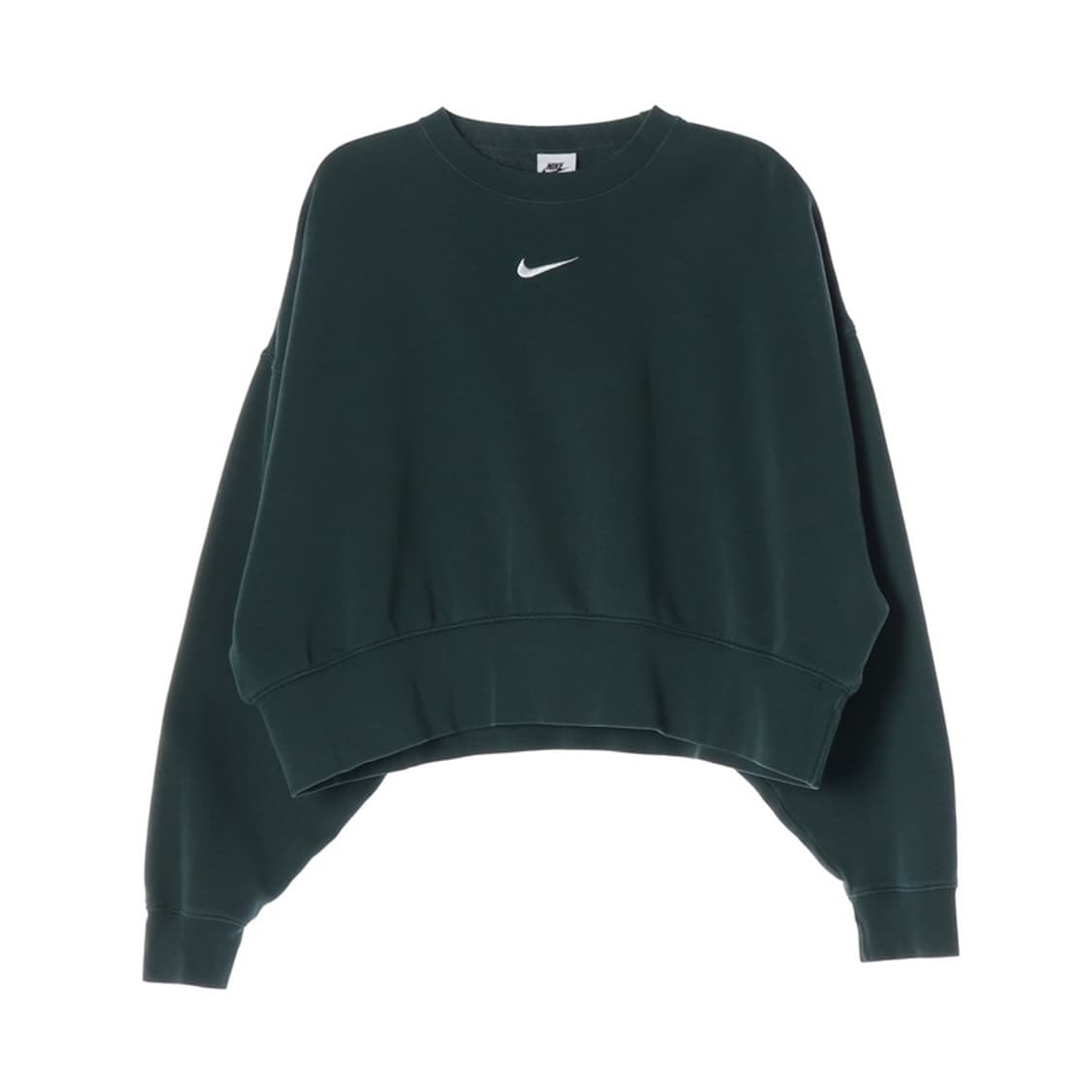 나이키 미니 스우시 딥그린 크롭 맨투맨 XS 상품이미지1