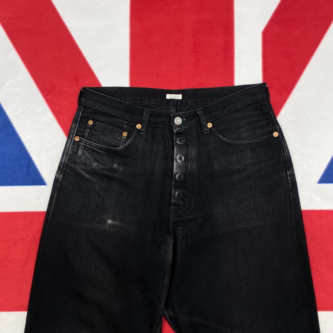 피그벨 흑청 데님팬츠 32 상품이미지2