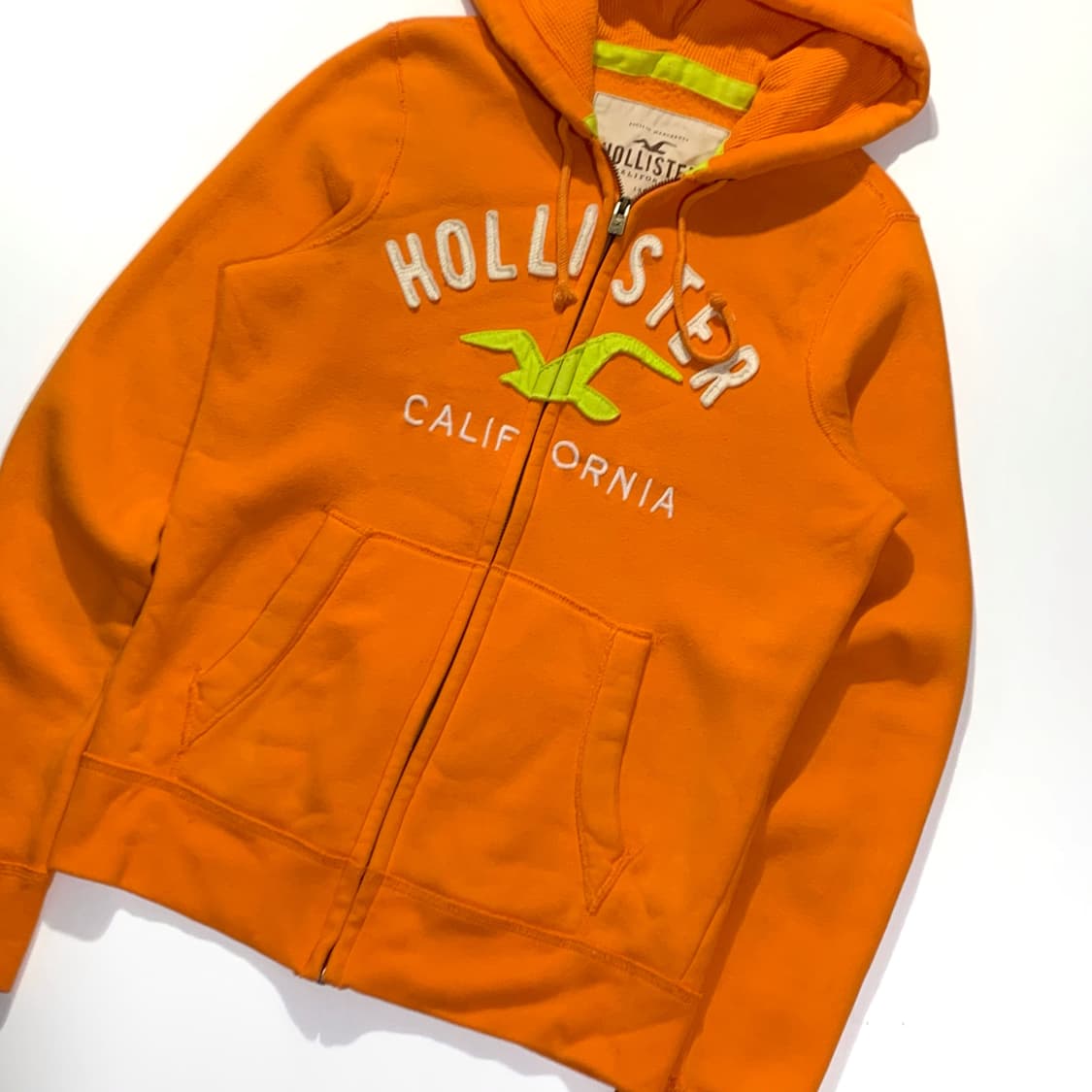 홀리스터 오렌지 후드집업 상품이미지2