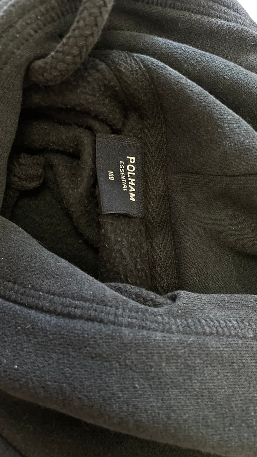 POLHAM 검정후드티 상품이미지3