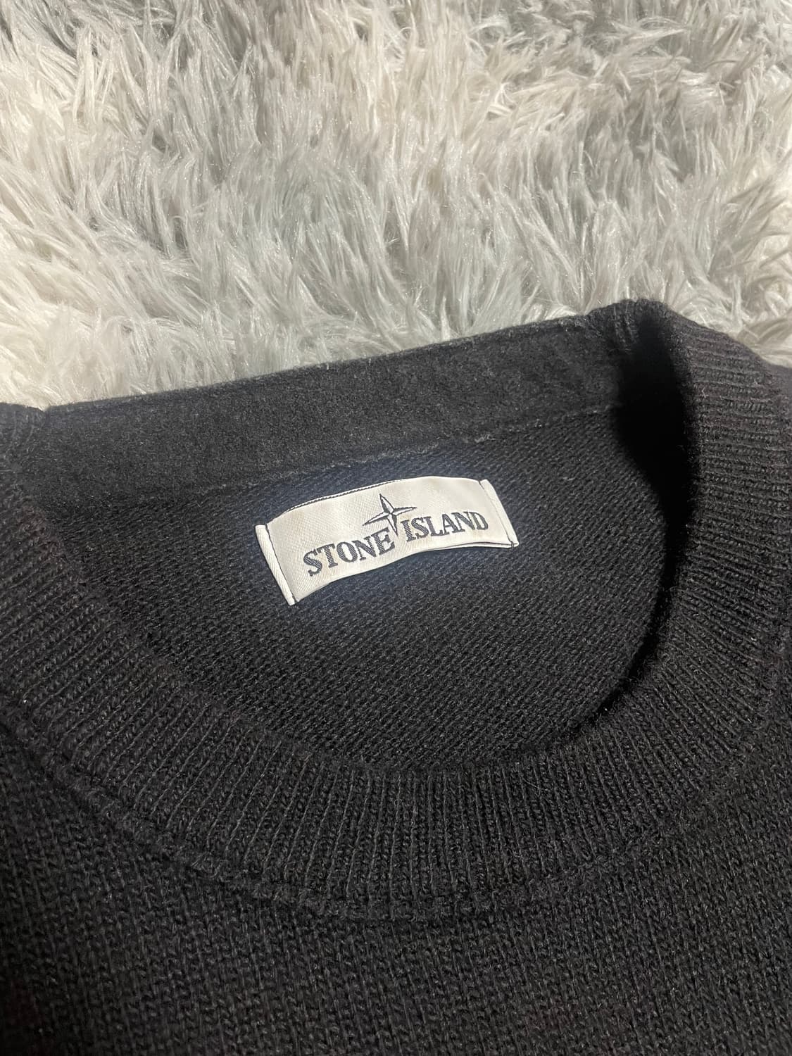 [L size] 스톤아일랜드 니트 블랙 상품이미지4