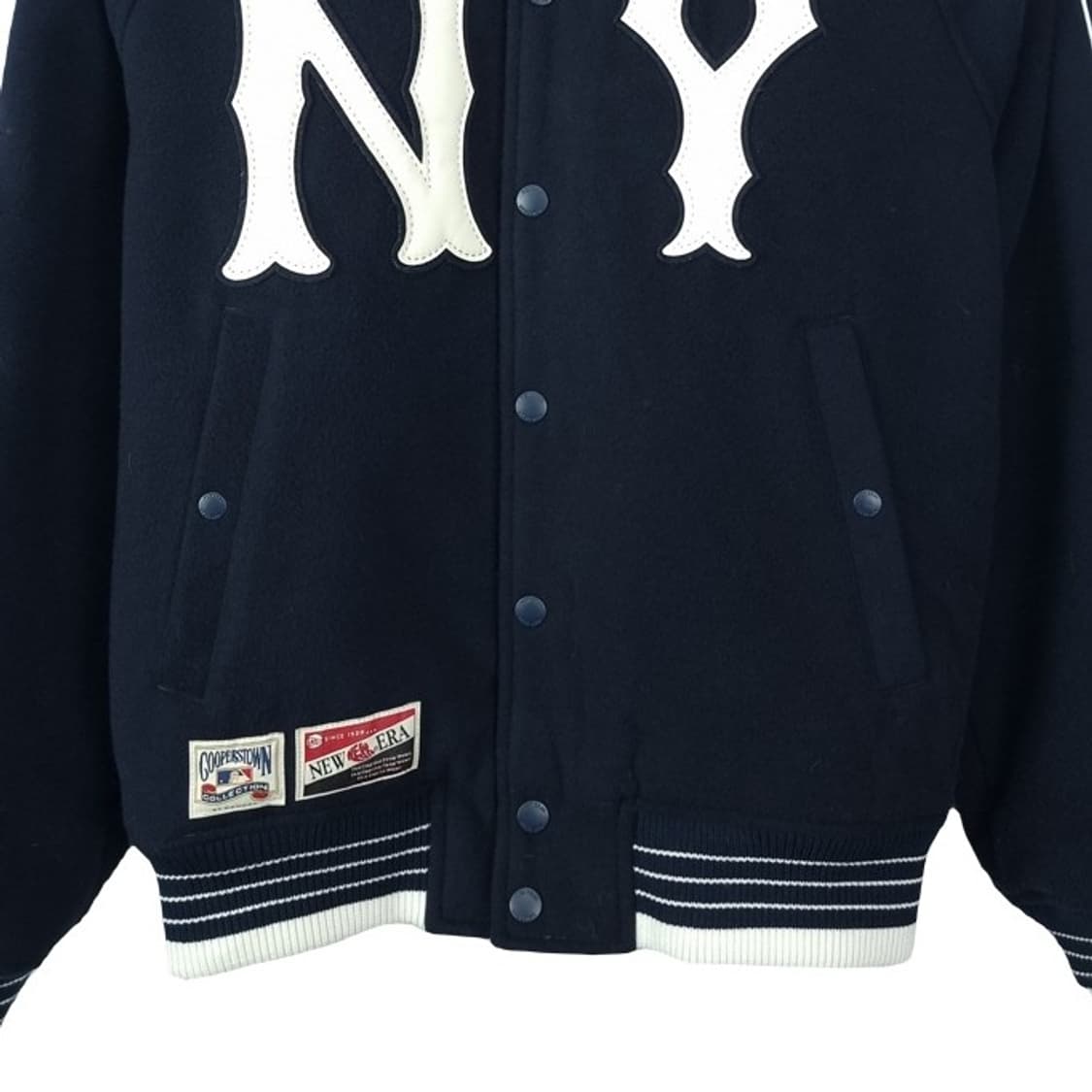 [뉴에라] 뉴욕 양키스 모직 바시티 자켓 네이비 M20008 상품이미지5