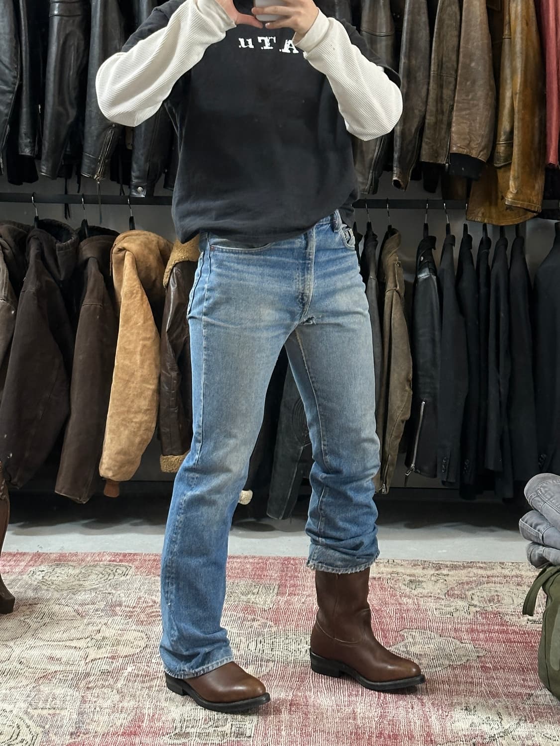 00's USA Made 레드윙 1114 페코스 웨스턴 부츠 상품이미지2