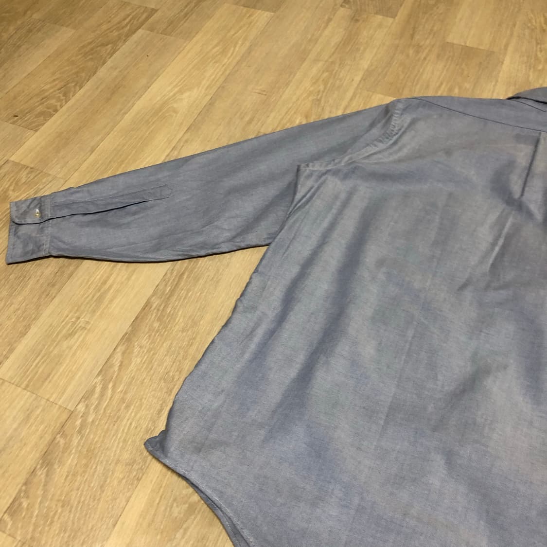 (XL-XXL) 90's 브룩스 브라더스 미국제 옥스포드 셔츠 블루 상품이미지9