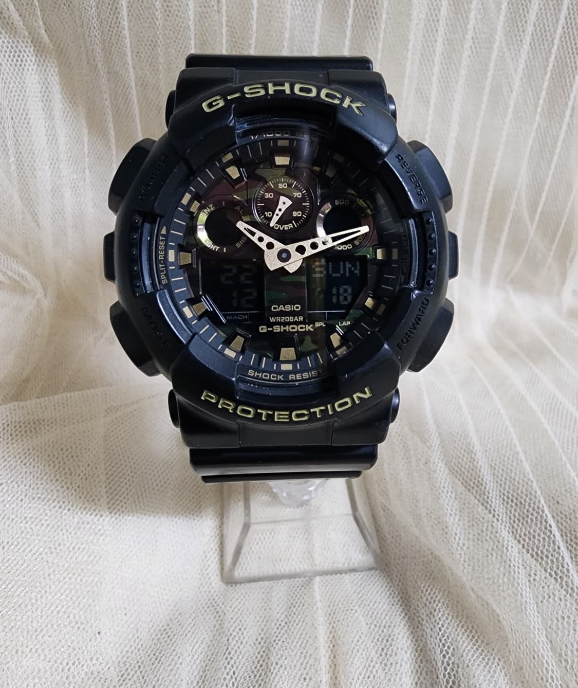 카시오 지샥 카모 GA-100CF  우레탄 시계 상품이미지3