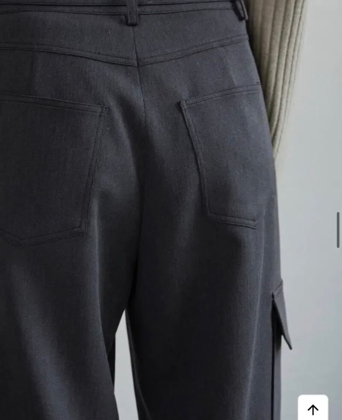 새상품, 택O)블루브릭 cargo slacks 차콜 상품이미지3