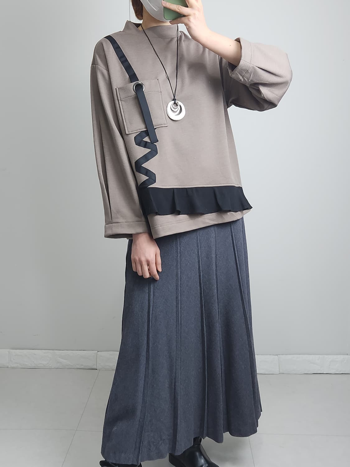 프릴 라인 탑 상품이미지4