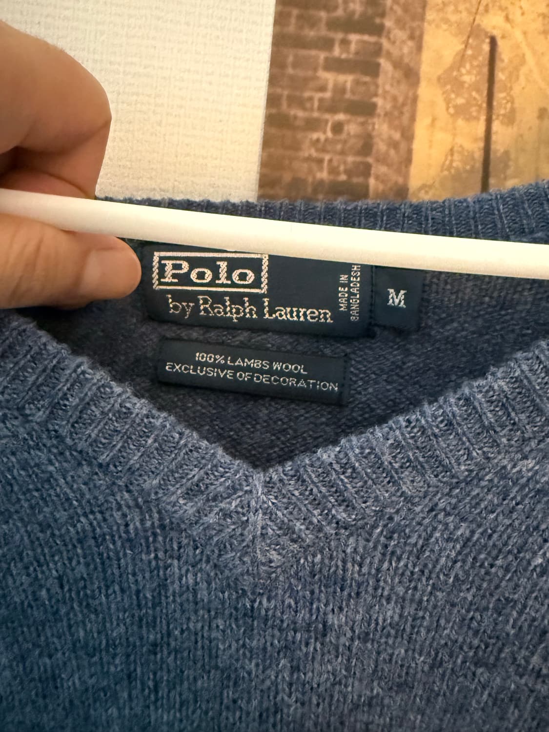 폴로 램스울 니트 상품이미지2