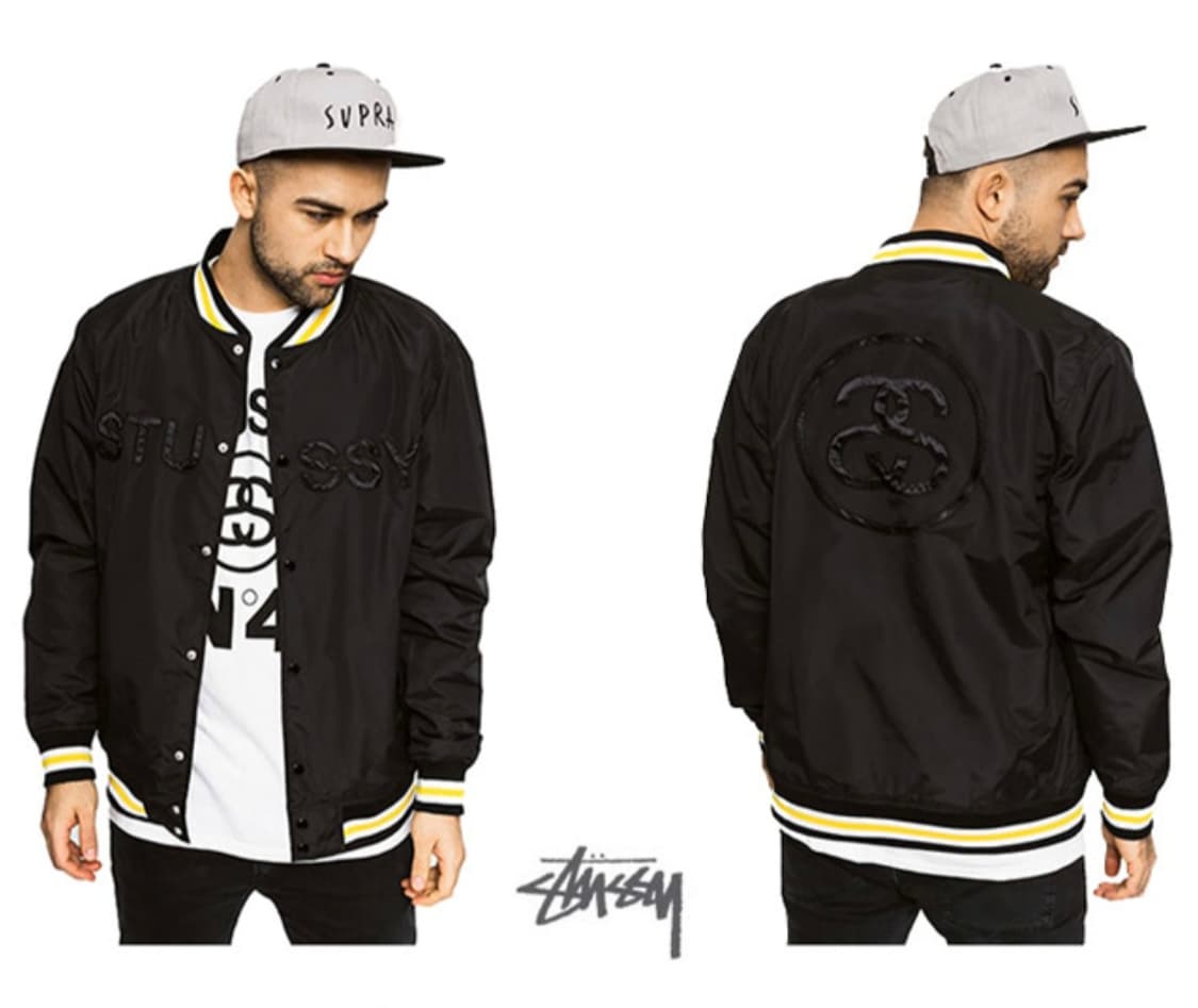 stussy 스투시  빅로고 바시티 자켓

최상 컨디션 상품이미지10