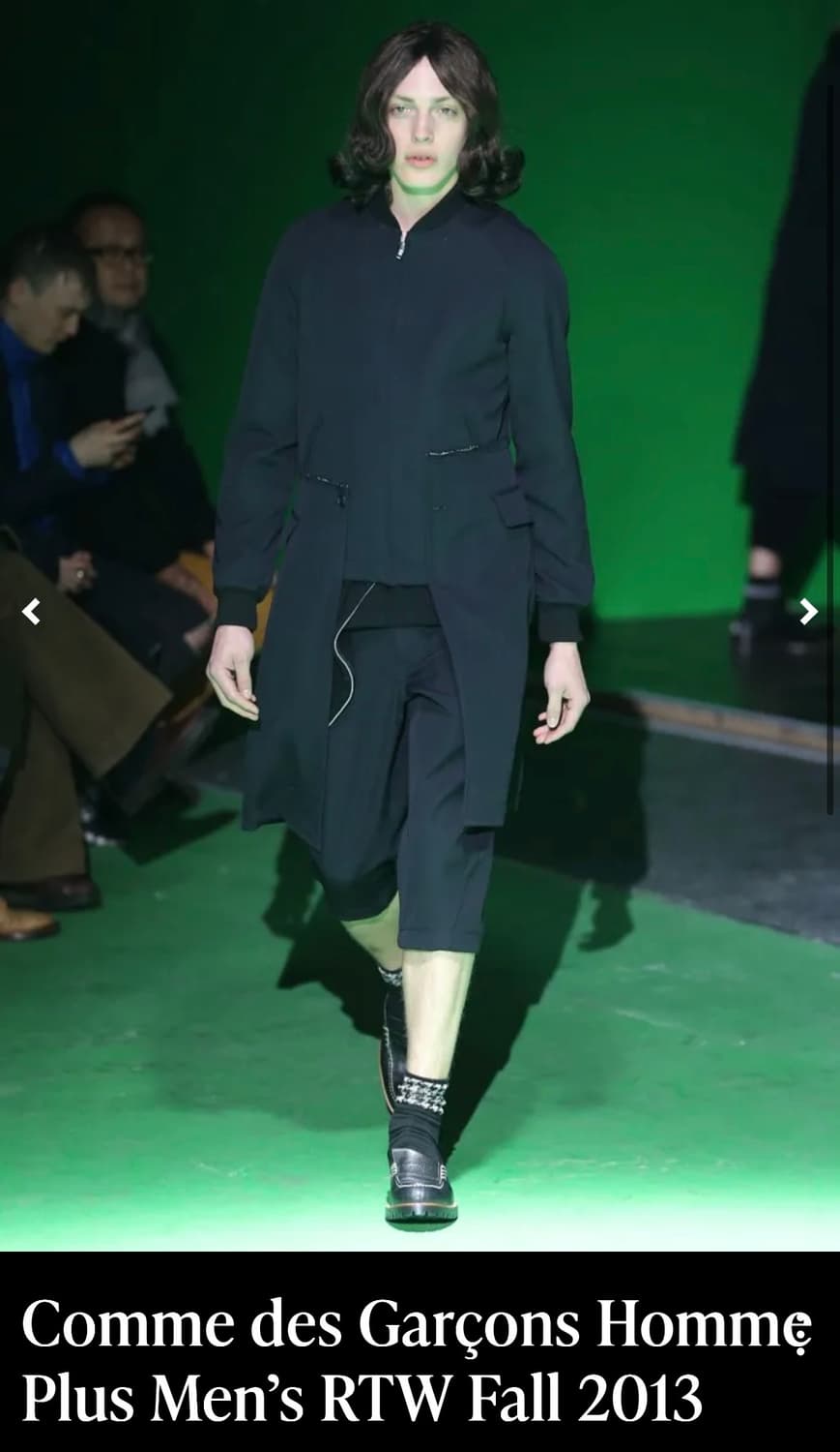 꼼데가르송 13AW 아카이브 축융 폴리 코트 상품이미지6