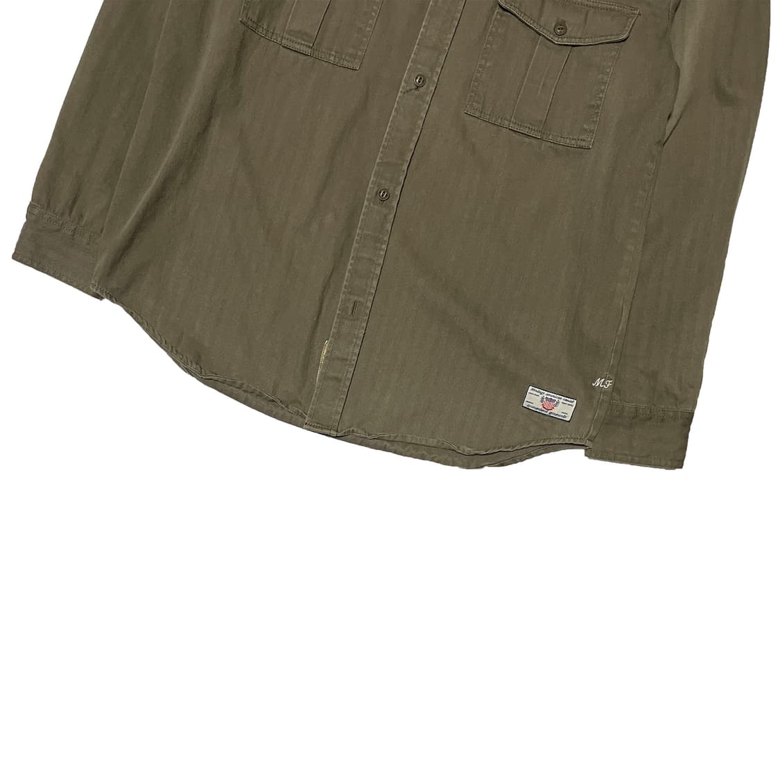 모노플로우 카키 워크 셔츠 상품이미지4