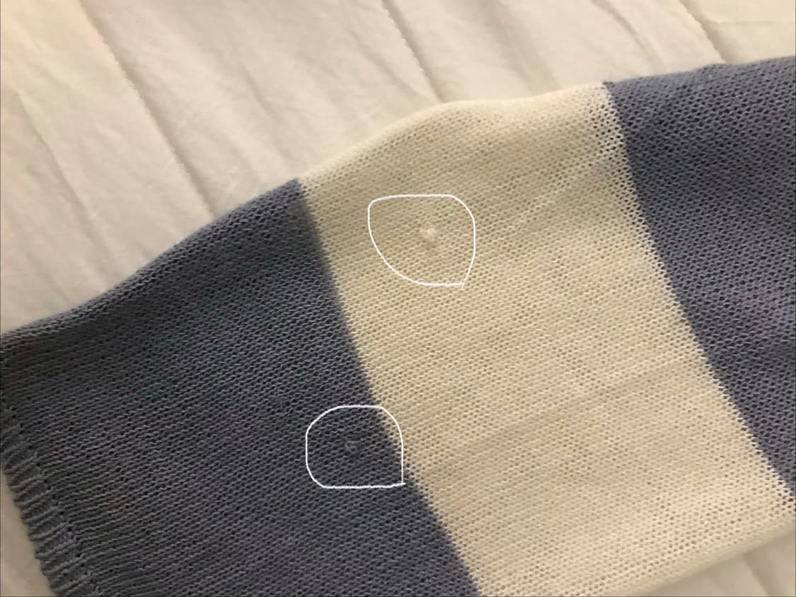 스프라이트 썸머 단가라 소라색 니트 상품이미지3