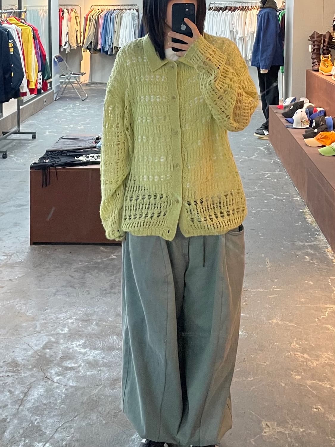 OASIS 데미지 니트 가디건 H1150 상품이미지1