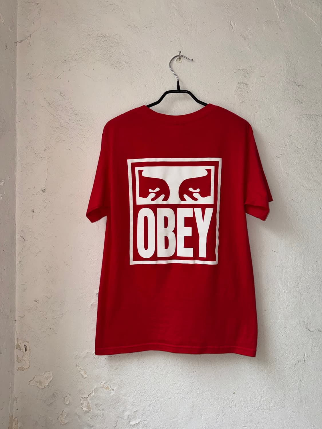 [S]Obey 오베이 레드 반팔티셔츠 상품이미지1