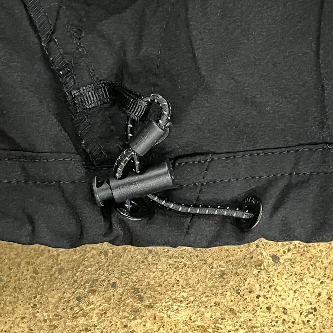 [정품/L] 엄브로 블랙 화이트 반집업 바람막이 자켓 b12 상품이미지5