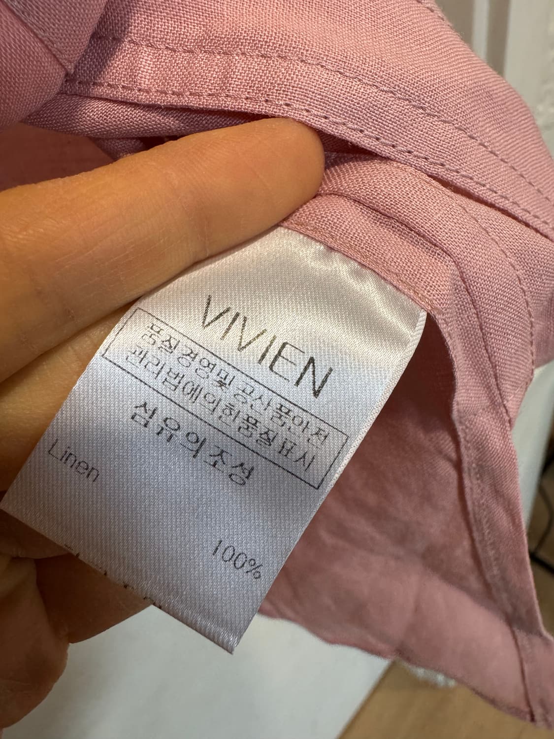 제평 드에스더 린넨 셔츠 새상품 상품이미지3