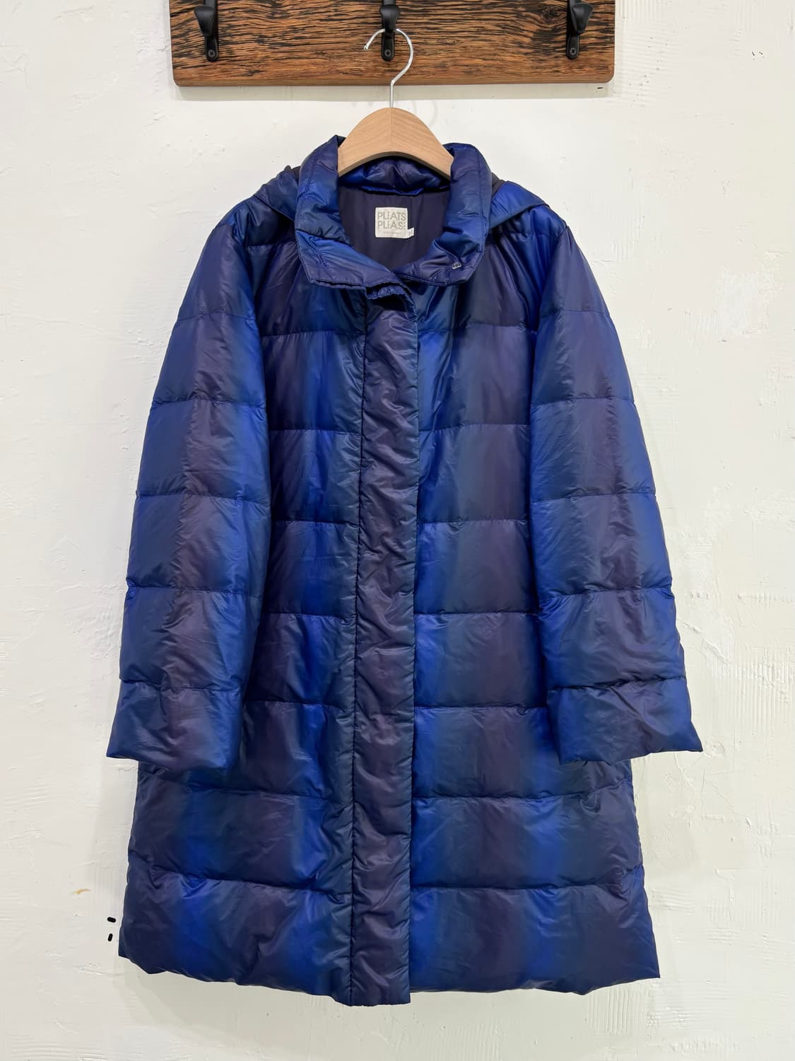 Pleats Please 플리츠플리즈 블루 타이다이 롱패딩 상품이미지2