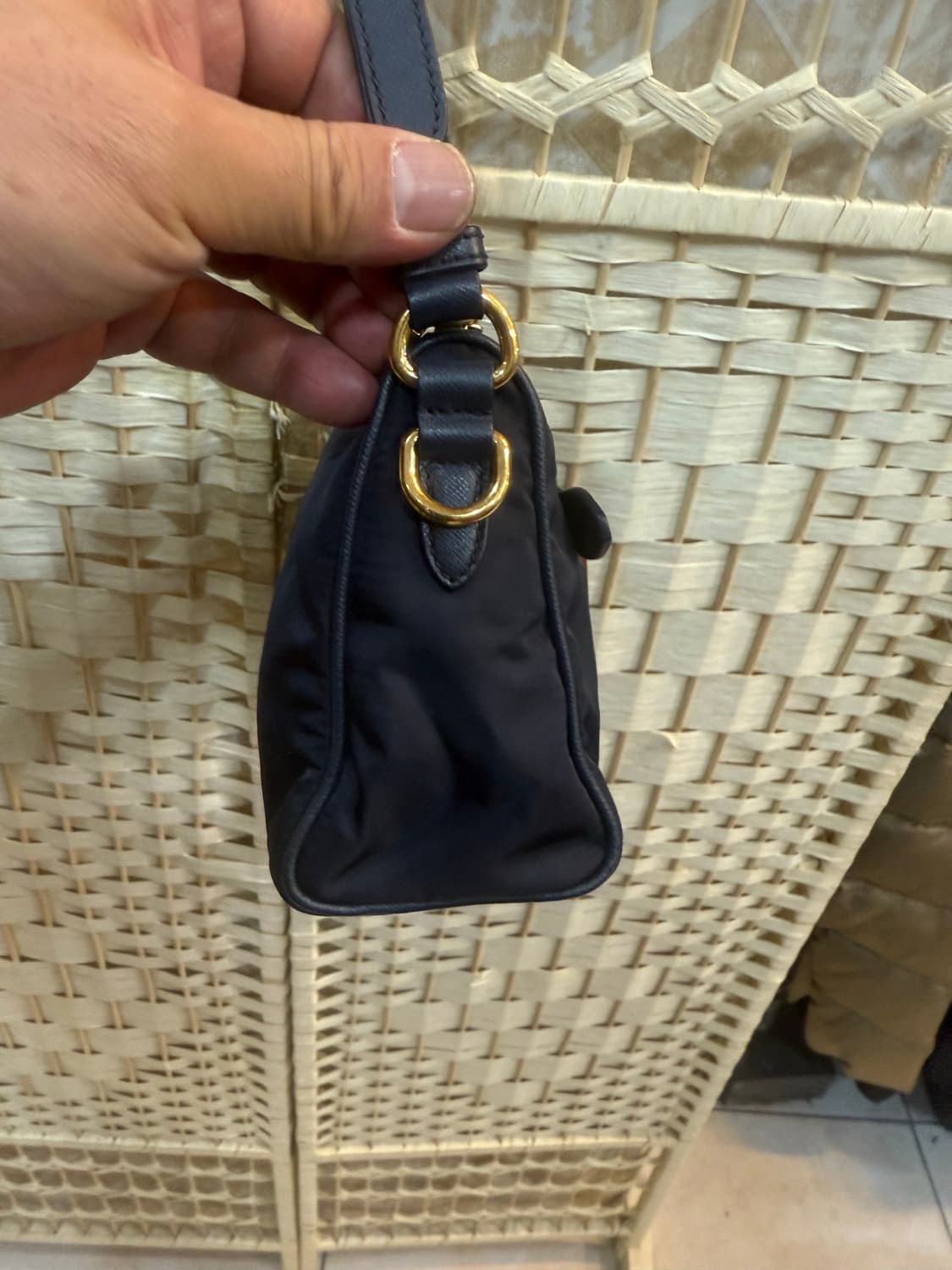 정품 프라다+사피아노레더 미니 숄더백 팝니다 상품이미지5