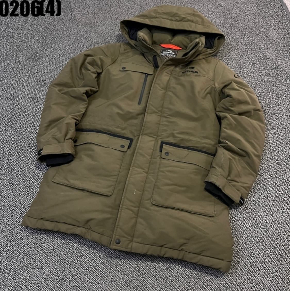 [M] 아이더 덕다운 카키색 롱패딩 점퍼 0206(4) 상품이미지1