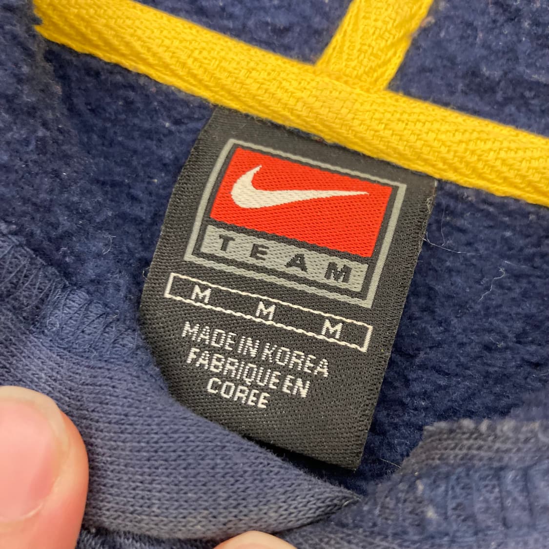 나이키 90s 올드스쿨 미드 스우시 미시간 후드티 상품이미지6