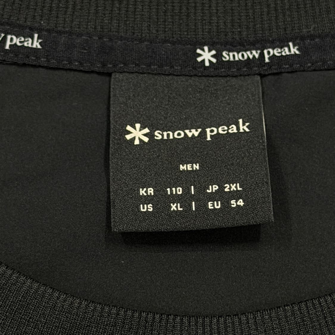 스노우피크 프로 반팔티셔츠 블랙 2XL 110 상품이미지3